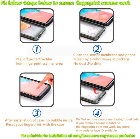 Compatible with S20 Waterproof Case, IP68 Underwater Dirtproof Shockproof, Built-in Screen Protector Full Body