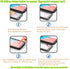 Compatible Waterproof Case for Note 20 Ultra, IP68 Underwater Shockproof Cover with Built-in Screen Protector