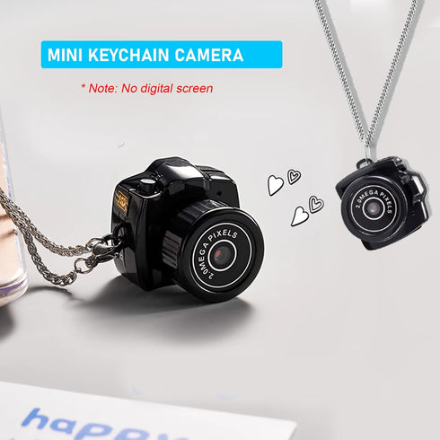 Gugxiom 0.98 inch 75mAh Mini Keychain Camera, Mini Thumb Camera, Micro Mini DV DVR Camera Camcorder Keychain, Battery