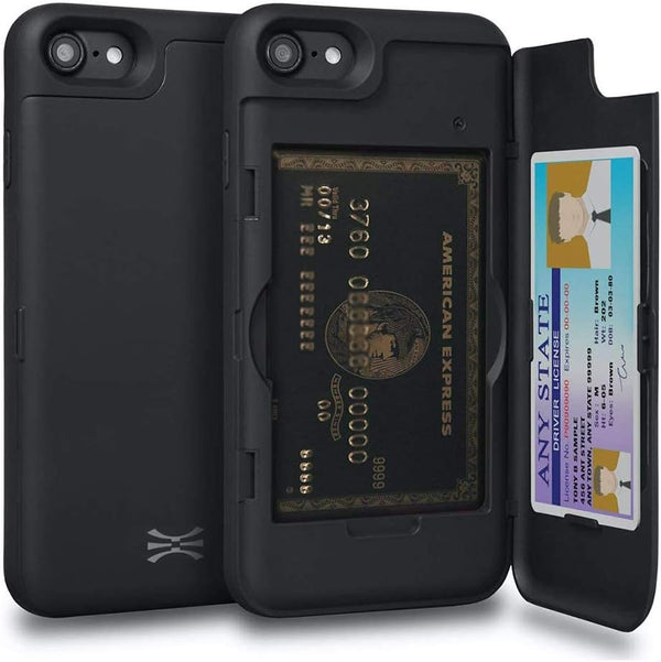 TORU CX PRO Wallet Case for iPhone SE 2022 / SE 2020 / iPhone 8 / iPhone 7 - Shockproof Heavy Duty Cover