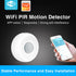 WENGART FH400A,Tuya App,2.4GHz WiFi Light PIR Motion Sensor Combines Human Motion Detection and Light Intensity