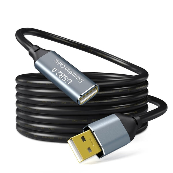 SSSGRGB Active USB Extension Cable 33FT, USB 2.0 Type A Male to A