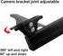 GledeYeTec 20cm 7.87" 180 Long Wall Corner Mount Bracket Arm, Long Arm Bracket Degree Rotatable Projector Wall Mount