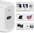 Amazon Basics 30W One-Port GaN USB-C Wall Charger - Power Delivery PD for Tablets & Phones (iPhone 15/14/13/12/11/X,