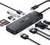 Lemorele 10 in 1 USB C Docking Station for Laptop, Triple Display Monitors Adapter w/4K Dual HDMI, 1080P VGA, 3