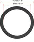 uxcell Black 4.5 Inch EVA Foam Speaker Edge Surround Rings Replacement Parts for Speaker Repair or DIY 2Pcs