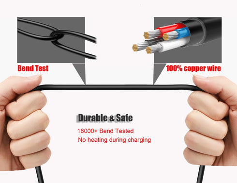 JIUJOJA 2Pack Charging Cable Compatible with Garmin Lily/Lily2/Approach S20, 120cm each
