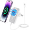 Magnetic Wireless Car Charger, 7.5W Fast Charging Mount for iPhones, Wireless Charger & Magnetic Car Dashboard Phone