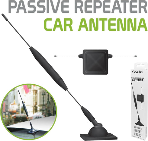 Cell Phone Signal Booster Antenna for Verizon, AT&T, T-Mobile - Truck & Car Mount Passive Repeater for 5G, 4G LTE