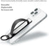 Black Phone Strap Holder for Hand, Finger Grip for Back of Phone, Cell Phone Strap Holder