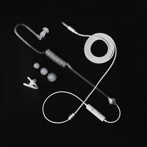 Universal Anti-Radiation Earphone with 3.5mm Jack, On/Off Switch, Compatible with iPhone, Samsung, LG, Moto, Lenovo,