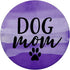 Dog Mom Fur Mama Dog Lover Gifts Paw Print Purple PopSockets Standard PopGrip: Swappable Grip for Phones & Tablets