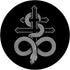 PopSockets PopGrip Satanic Snake Leviathan Cross Occult Symbol - Swappable Grip for Phones & Tablets
