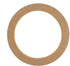 QWORK Wooden Speaker Spacer Rings, 4 Pcs 6.5" Car MDF Speaker Ring for 6.5 Inch Speakers