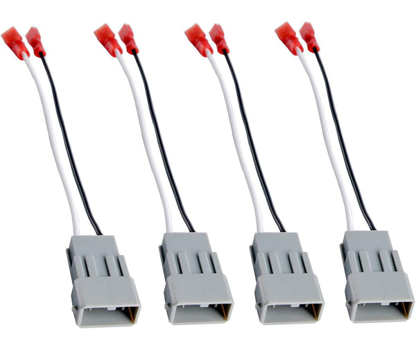 HSTECH 72-7800 Car Speaker Connector Harnesses, 2 Pairs (4 Pack) for 1990-Up Honda and Acura Vehicles