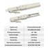 Duogalia 10 Pack LC Multimode Fiber Optic Quick Connector for 0.9/2.0/3.0mm Multimode Fiber Cable