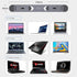 Laptop Stand for Desk - Ergonomic Cooling Stand, Keyboard Riser for MacBook Air Pro, Dell, HP, Compatible with 10-15.6”