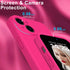 Shop DEENAKIN Hot Pink Silicone iPhone 15 Plus Case with Screen Protector - Slim Fit, Enhanced Camera Protection, 6.7"