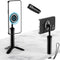 YCNEW Magnetic Mini Tripod for iPhone, Desk Magnetic Phone Stand with Detachable Tripod