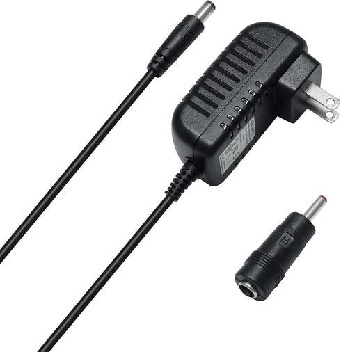 12V 1A Power Supply Adapter, AC to DC Plug 5.5mm x 2.5mm Wall Charger Replacement for Camera, LED Light