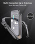 Gardway 78g 3D 12 Neckband Bluetooth Speaker, Wireless Wearable Speaker w/lightest Weight, High Fidelity Stereo Sound