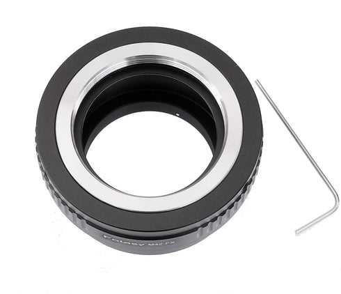 Fotasy Adjustable M42 Lens to Fuji X Adapter, 42mm Screw Mount Lens Compatible with Fujifilm X-Mount Models