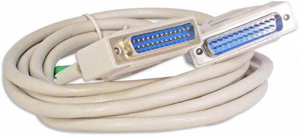 10 Foot DB25 25 Pin Serial Port Cable, Male/Male RS232