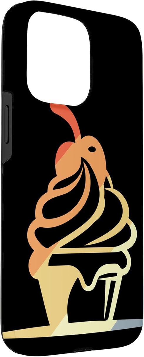 Funny Ice Cream Guy T-Shirts and Presents Frozen 15 Ice Cream Vintage Look Dessert Sorbet Case for iPhone Pro Max