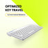 Perixx PERIBOARD-409PW Wired PS2 Mini Keyboard - White - US English Layout - 12.36x5.75x0.79 inches Dimension