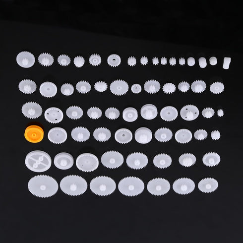 64 Set Robot(64 Type Plastic Gear for DIY Toy Motor Car Types)