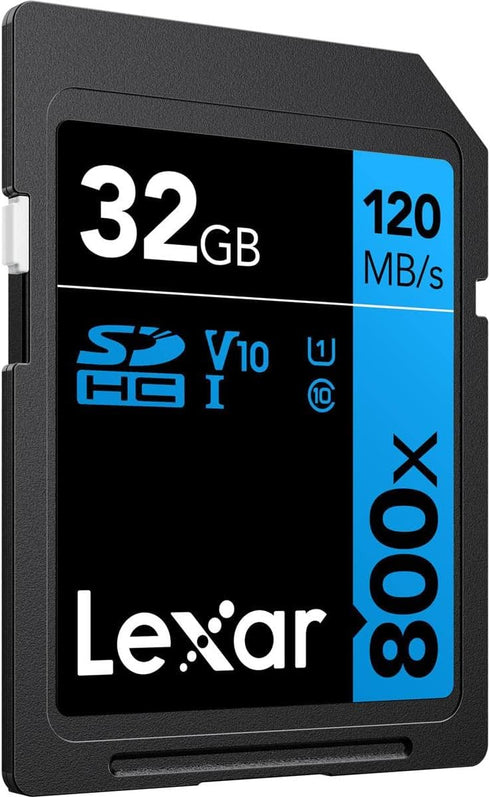 Lexar Blue Series SDHC Memory Card, UHS-I U1 Class 10, 32 GB