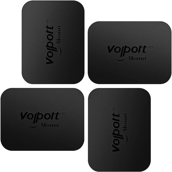 volport Rectangle Metal Plate for Phone Magnet, Magicplate Replacement Disc with 3M Adhesive Backing Sticker for