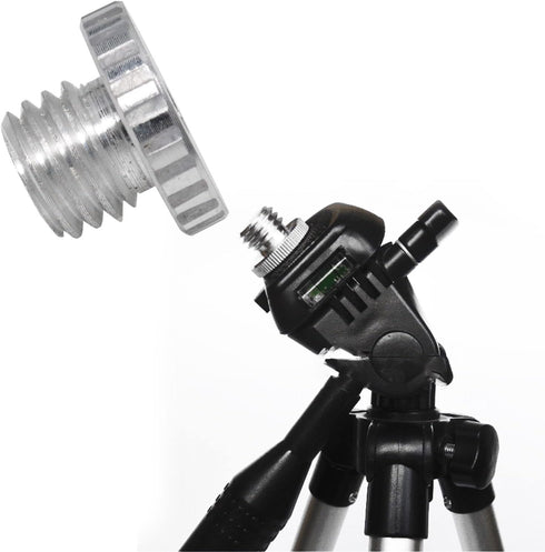 2PCS 1/4 to 5/8 Screw Tripod Adapter Threaded Screw Adapter for Tripod Laser Level