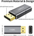 Displayport to HDMI Adapter, 4K 24K Gold Plated DP to HDMI Female Converter for Lenovo, HP, Dell