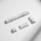 4pcs White Topographic Keycaps, PBT Cherry Profile Dye-Sublimation Custom Keycap Set for Mechanical Keyboards