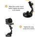 Suction Cup Mount for Gopro Hero 13 12 11 10 9 8/AKASO EK7000/Brave 4/Brave 7 Action Cameras