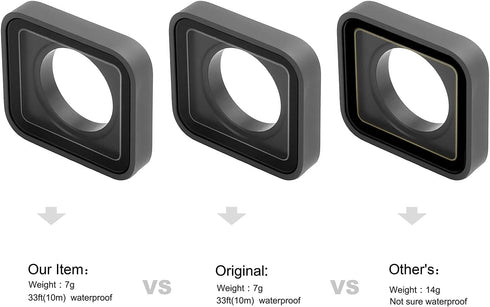 Lens Replacement for GoPro Hero 7 6 5 Black Action Camera, Protective Waterproof Lens Mod Repair Parts Accessory
