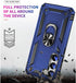 Samsung Galaxy S23 Case (Blue) - Military Grade 16ft Drop Tested with HD Screen Protector, Ring Shockproof Case