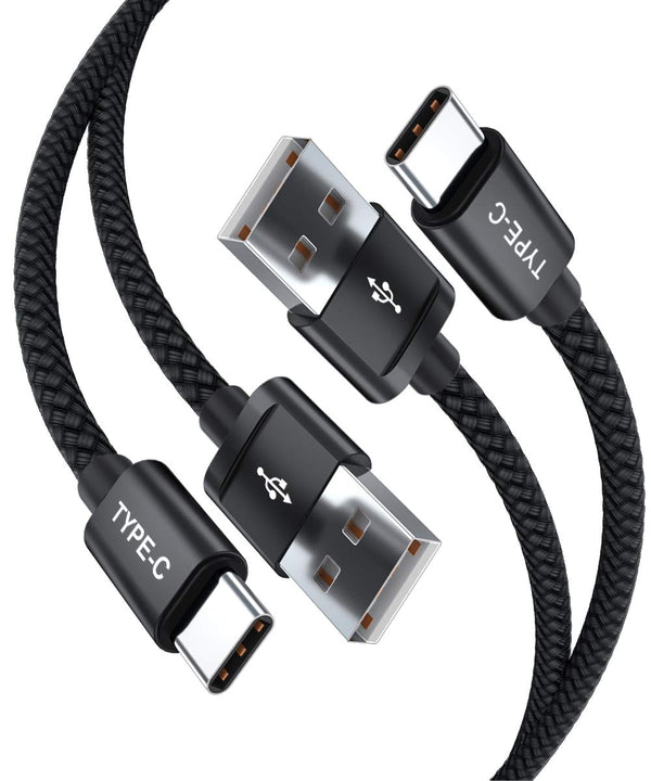 Basesailor USB Type C Charger Cable 3.3FT 2 Pack, Nylon Charging Cord for iPhone 16/15 Pro Max, Samsung Galaxy Z Fold