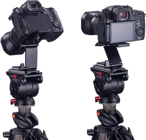 Universal Flex Tilt Head Z Mount Bracket for Arca-Swiss Tripod Head, Quick Release Plate for DSLR Camera