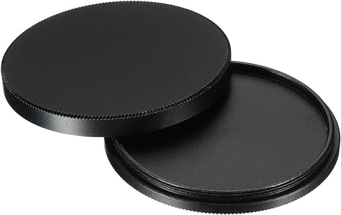 PATIKIL 49mm Lens Cap, Black Metal Lens Filter Stacks Cap Cover for 49mm Camera Circular Polarizing Fader ND Filter