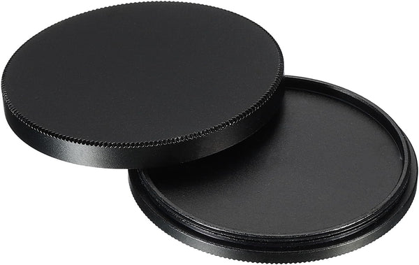 PATIKIL 49mm Lens Cap, Black Metal Lens Filter Stacks Cap Cover for 49mm Camera Circular Polarizing Fader ND Filter