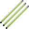 MECCANIXITY 3pcs Stylus Pens for Touch Screens, Dual Rubber Tips Capacitive Stylus Universal Tablet Pen (Green)