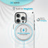 Speck 16 CandyShell Grip Case - iPhone Pro Slim MagSafe - White/Black
