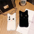 SGVAHY Furry Case for iPhone 7/8/SE2/SE3, Cute Cat Black Fur Fluffy Soft Warm Plush Fuzzy with Bling Glitter Protective