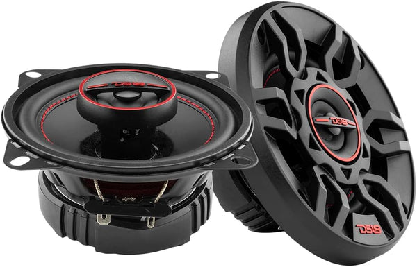 DS18 G4Xi GEN-X 4" 2-Way Coaxial Speakers - 120 Watts Max Power, Full Range Car Replacement Speaker - 2 Speakers