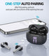 Wireless Bluetooth Earbuds, 50H Playback Deep Bass Stereo Headphones with Dual Mic, Waterproof Charging Case for iPhone