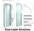 elago Magnetic Silicone Case for iPhone 12 Pro Max (6.7 inch) - Mint, Built-in MagSafe Magnets, Compatible with
