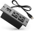 Conference Recessed Power Strip Socket with USB Ports, Desktop Charging Station with 2-Outlets and 2 USB Ports