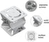 WiTi Universal Joint Mount for Security Camera, 3-Axis Bracket Adjustable Solid Metal Base, Connector Suitable for CCTV